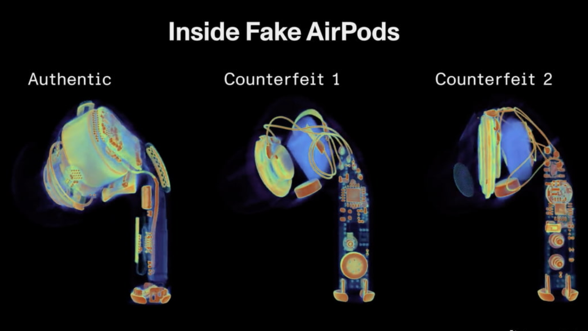 CT Scans Show Why Fake Apple AirPods Sound Awful – The TechLead