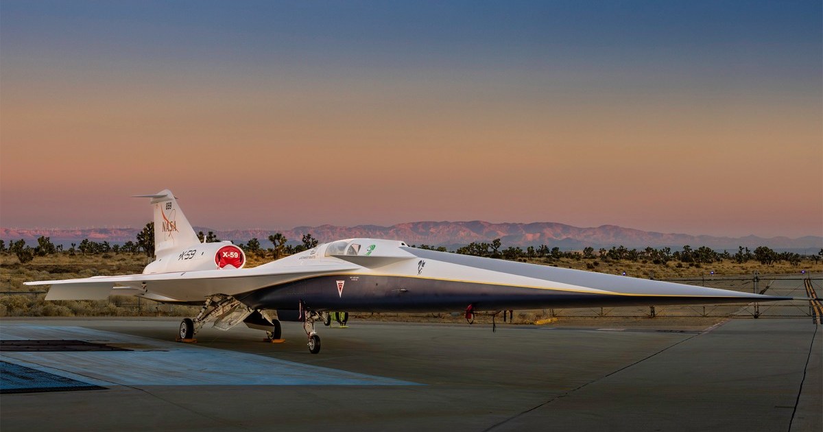 NASA shows off its quiet supersonic aircraft, the X-59 – The TechLead