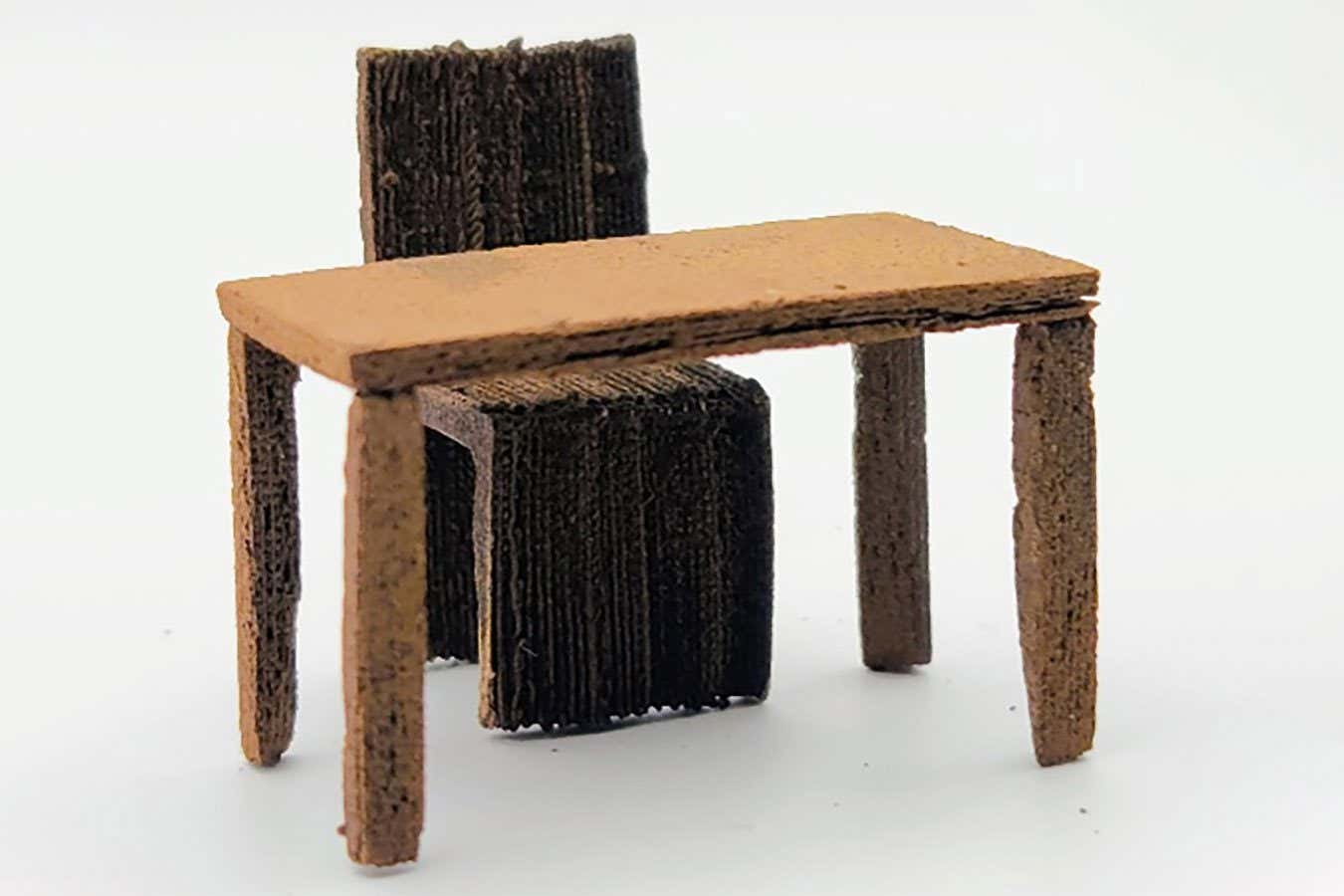 Miniature furniture 3D printed using ink made from recycled wood – The TechLead