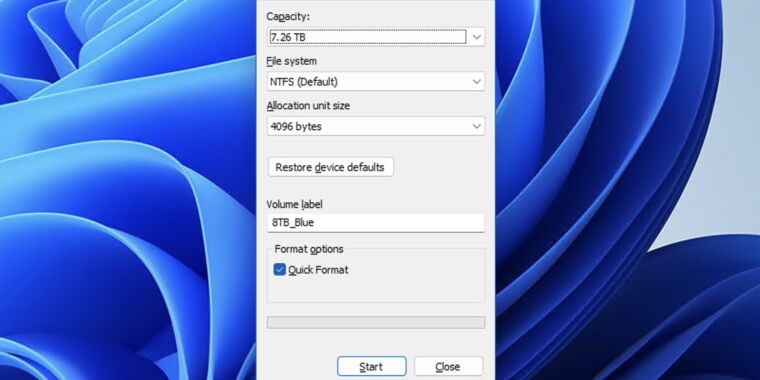 “Temporary” disk formatting UI from 1994 still lives on in Windows 11 – The TechLead