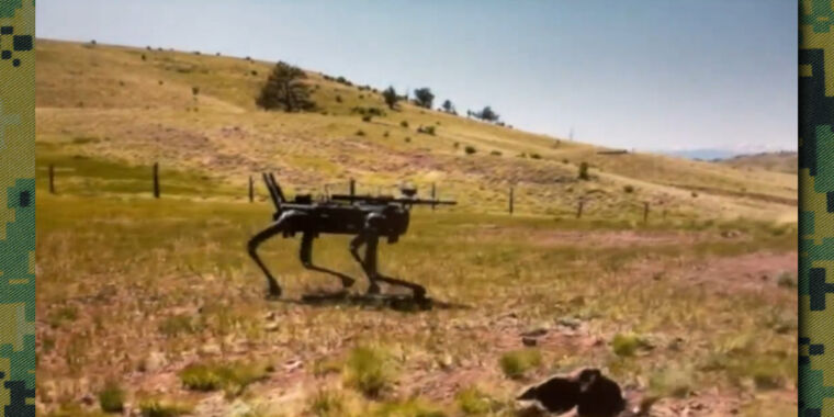 Robot dogs armed with AI-targeting rifles undergo US Marines Special Ops evaluation – The TechLead