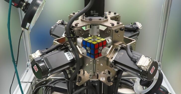 Watch a 6-axis motor solve a Rubik’s Cube in less than a third of a second – The TechLead